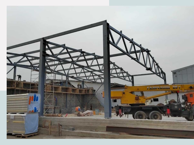 Строительство цехов в Королёве