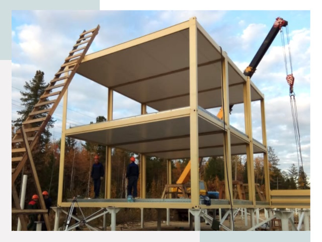 Строительство модульных здания Королев