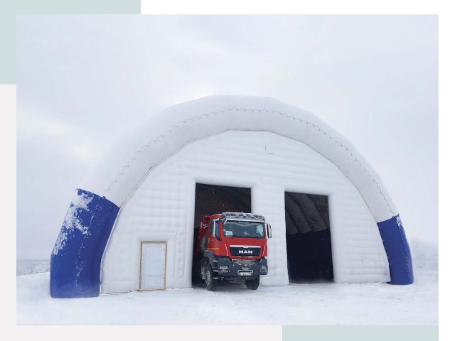 Мобильные ангары в Королёве