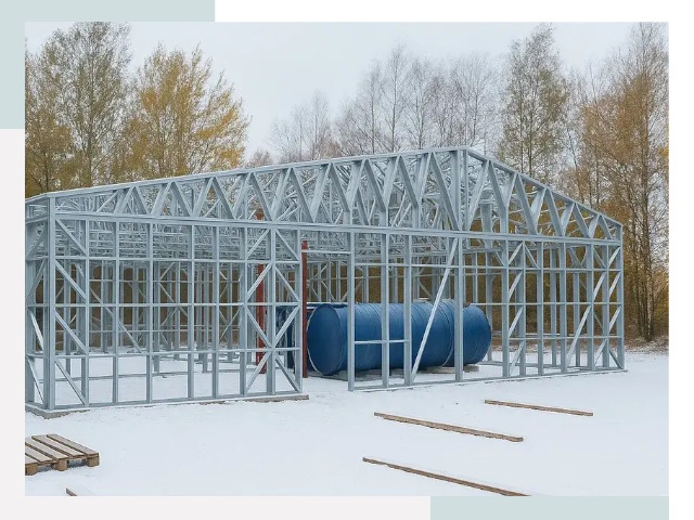 Металлические ангары в Королёве