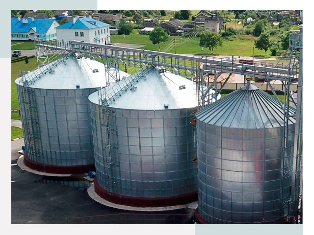 Металлические силосы в Королёве