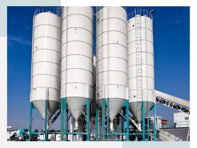 Строительство цементных силосов в Королёве