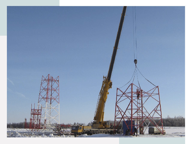 Монтаж вышек связи в Королёве