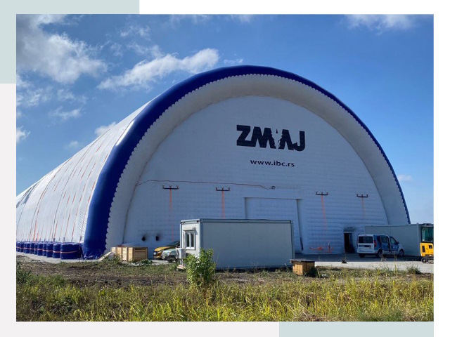 Брендирование ангаров в Королёве