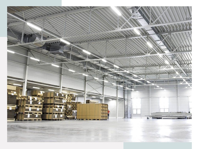 Освещение ангаров в Королёве