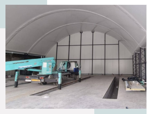 Внутреннее оснащение ангаров в Королёве