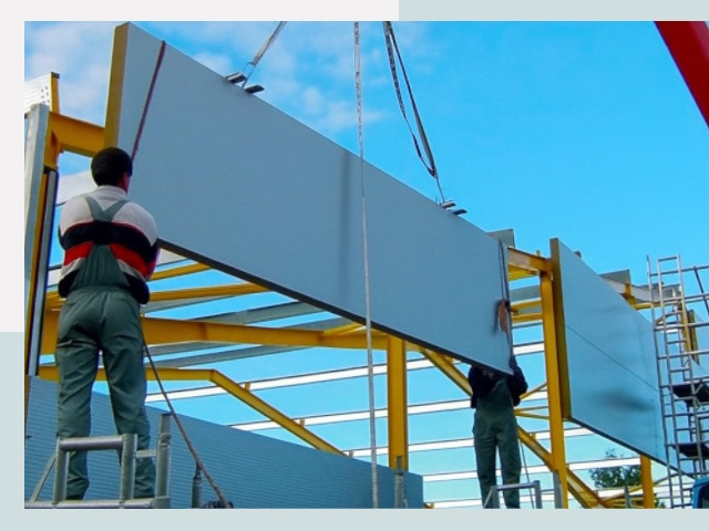 Монтаж сэндвич-панелей в Королёве от 624 руб.