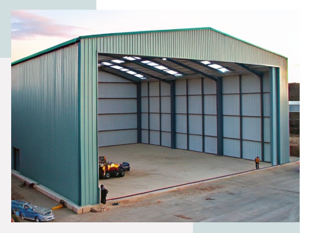 Строительство ангаров в Королёве